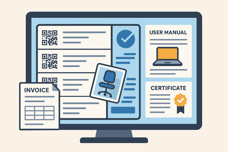 Asset Record Imaging and Document Attachments