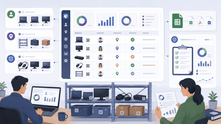 Asset Reporting and Export Workflows for Small Teams
