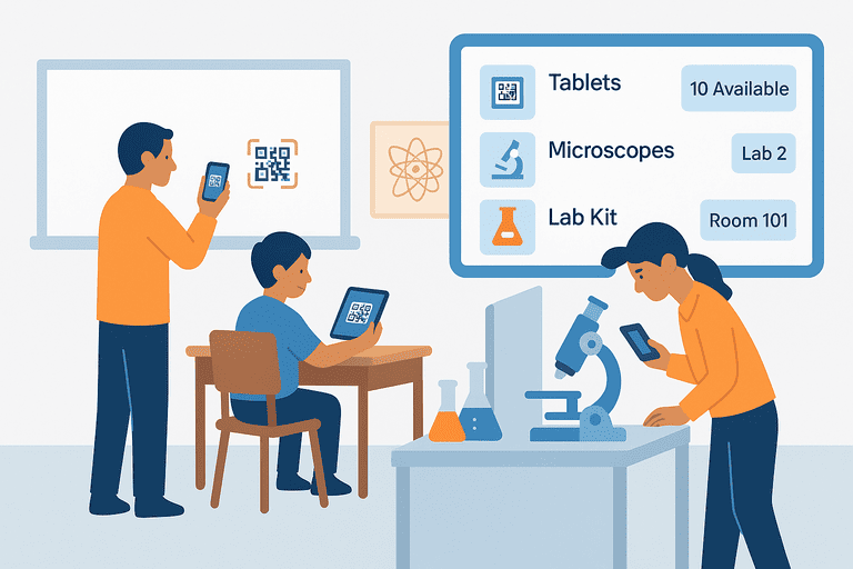 Education Lab Equipment Tracking for Small IT Teams