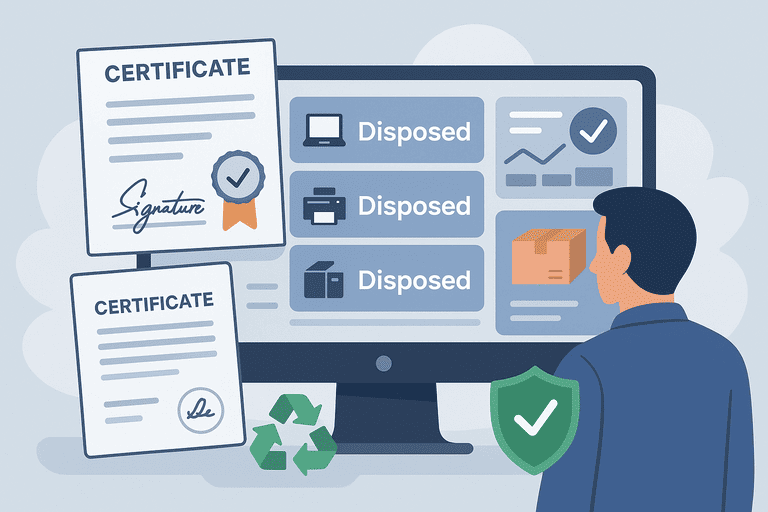Auditable Asset Disposals: Checklist and Certificate Example