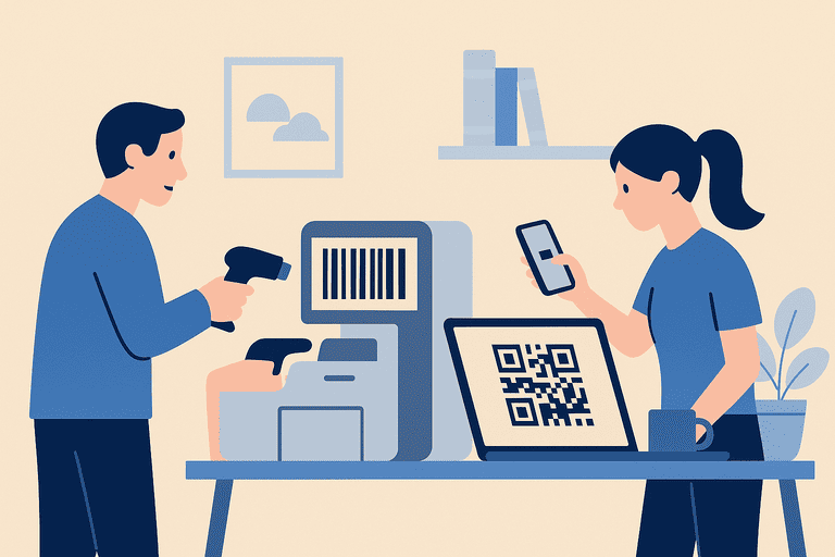 Barcode vs QR Code Tracking: Setup Guide for Small Teams
