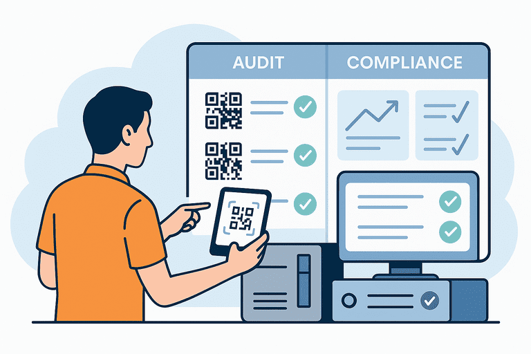 Bridging Physical and Digital Audits with QR Checks