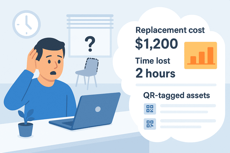 Hidden Costs of Replacing Lost Office Equipment for Teams