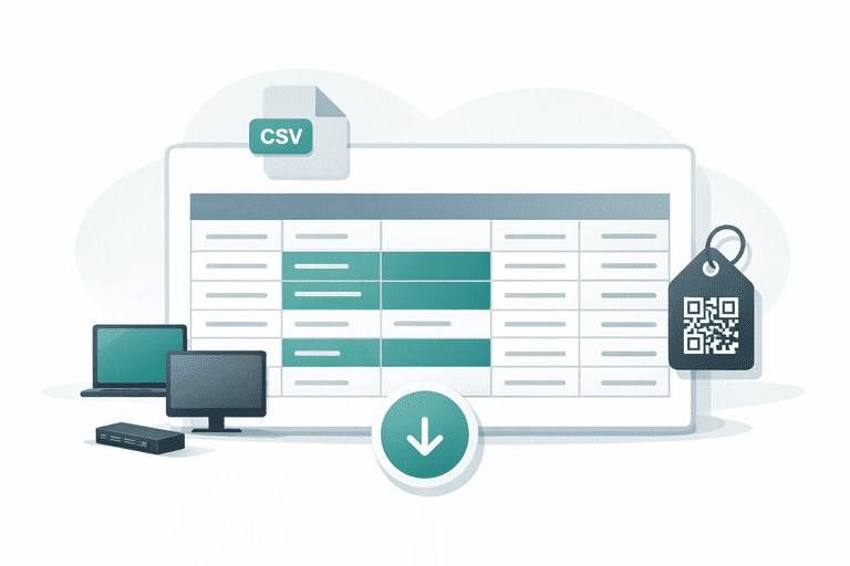IT Asset Register Template (CSV) for Small IT Teams