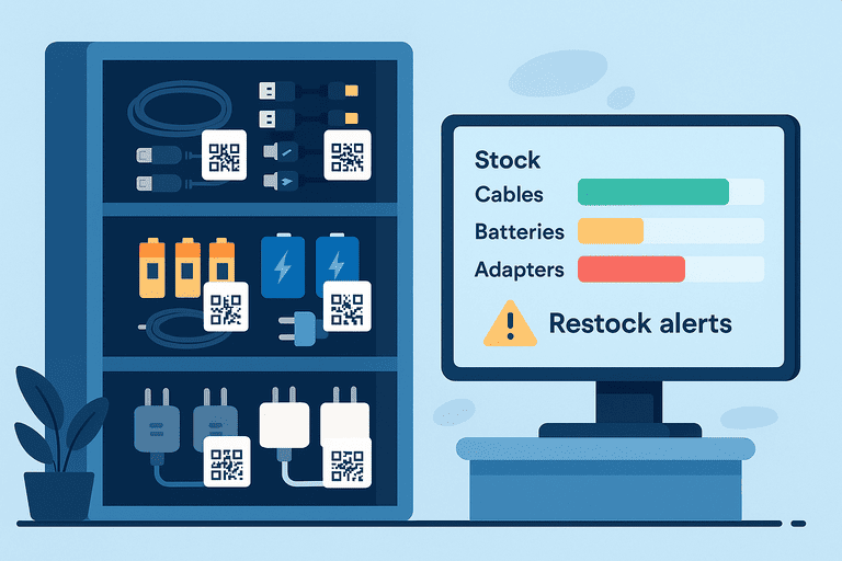 Managing Consumables (Cables, Batteries, Adapters) Smartly