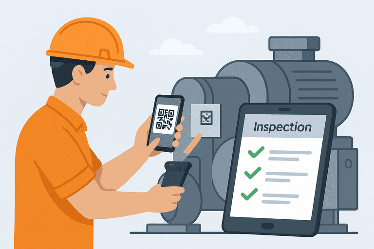 Mobile Inspections: How QR Codes Speed Up Field Work