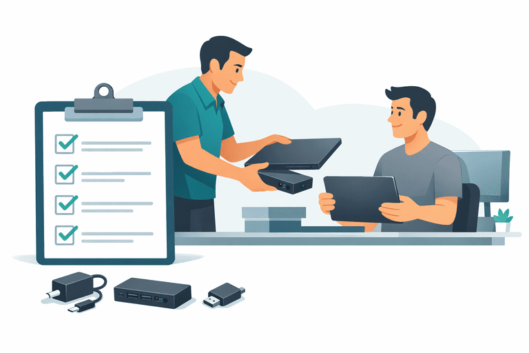 Employee Offboarding Equipment Return Checklist for Laptops