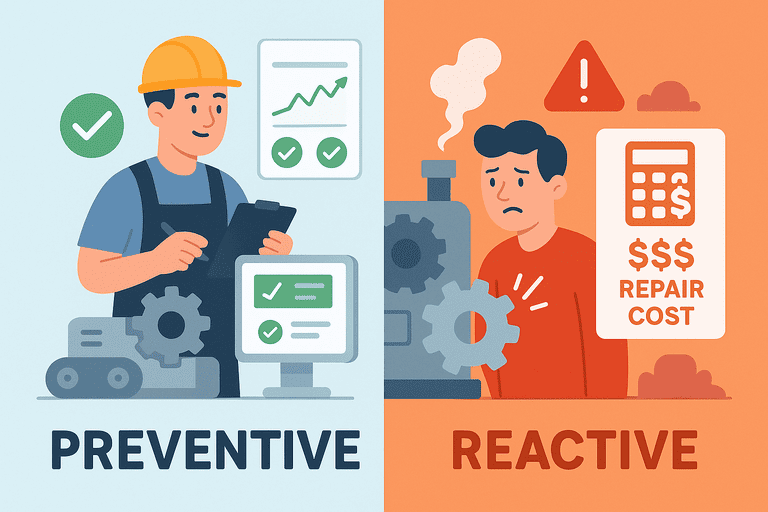 Preventive vs Reactive Maintenance for IT and Office Equipment